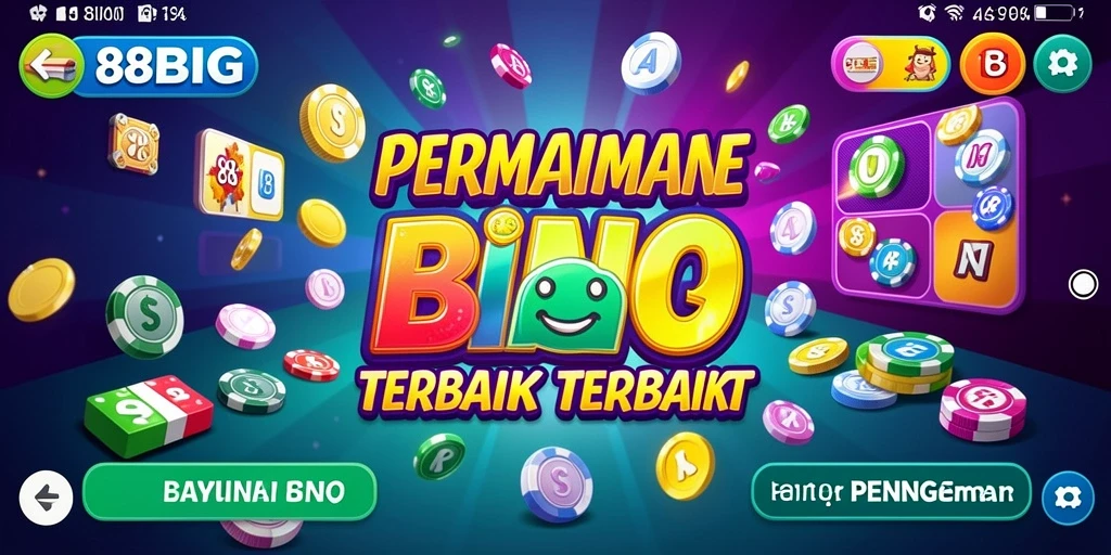 Tampilan antarmuka menarik dari 88BIG saat bermain Bingo.
