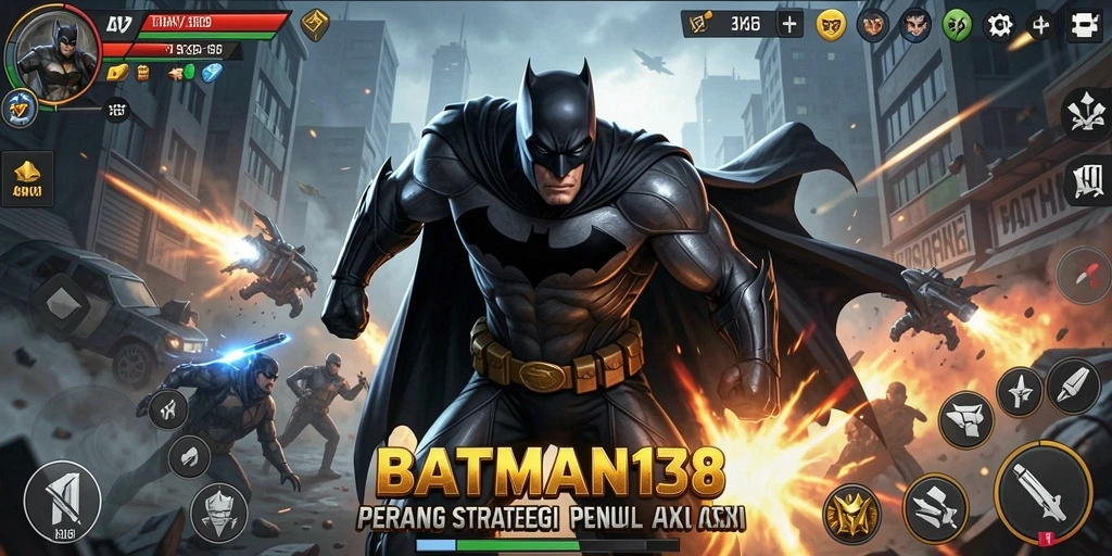 Tampilan gameplay seru dari BATMAN138 dalam aksi strategi.
