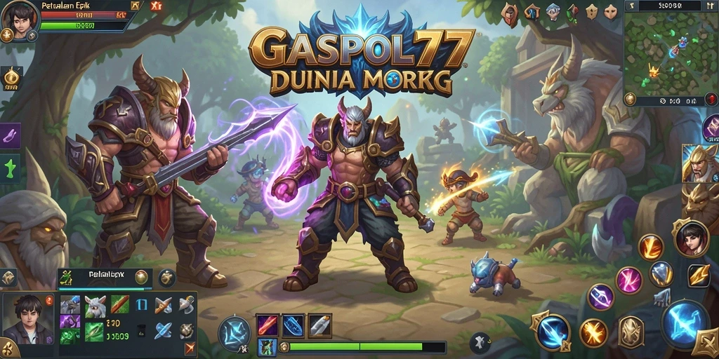 Tangkapan layar dari GASPOL77 yang menunjukkan aksi seru dalam dunia MMORPG.