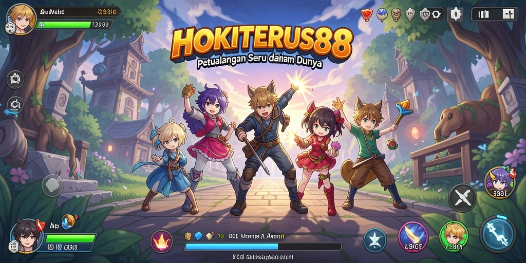 Screenshot HOKITERUS88 menampilkan aksi seru dalam permainan Anime.