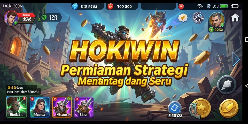 Tampilan menarik dari gameplay HOKIWIN yang penuh strategi.