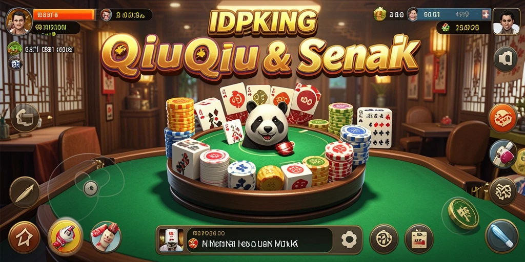 Tampilan gameplay menegangkan di IDPKING yang menyajikan QiuQiu.