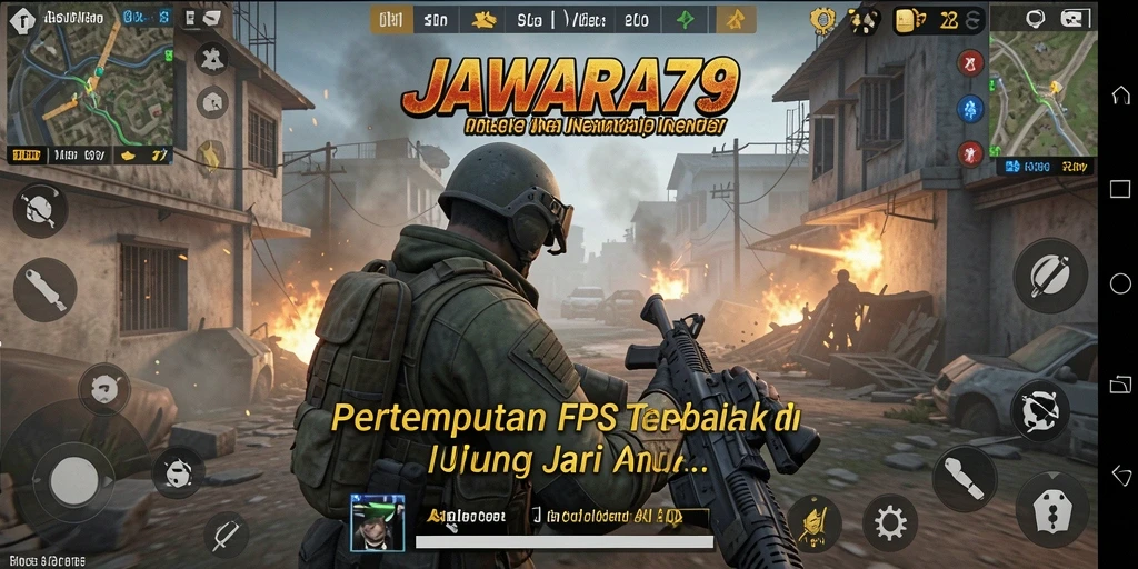 Screenshot epic dari pertempuran dalam JAWARA79 dengan grafik yang menakjubkan.