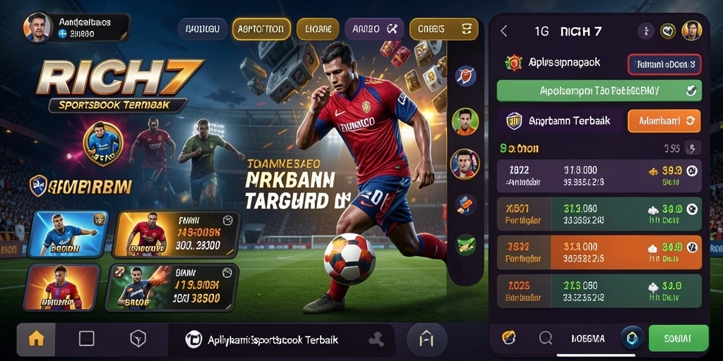 Tampilan menarik dari gameplay Sportsbook pada RICH7.