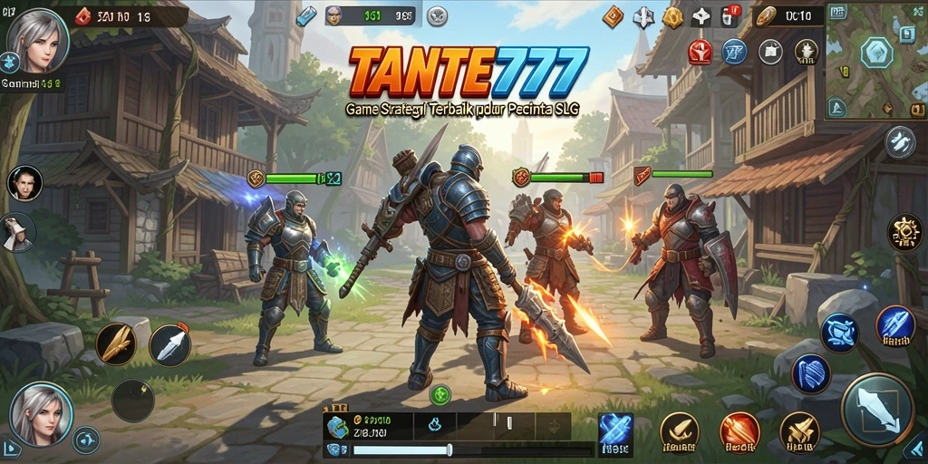 Tampilan gameplay menarik dari TANTE777 yang penuh strategi.